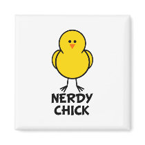 Nerdy Chick magnets