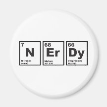 Nerdy Elements Fridge Magnets