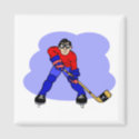 Nerdy hockey player