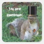 Nerdy Squirrel Sticker