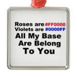 Nerdy Valentines day Ornament