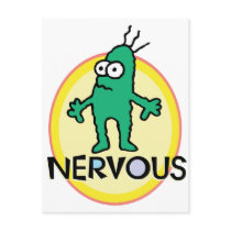 Nervous postcards