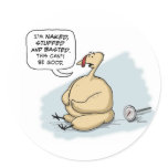 Nervous Turkey sticker
