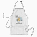 Nervous turkey Thanksgiving apron