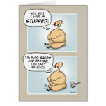 Nervous Turkey Thanksgiving Card