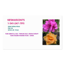 NESIKASCENTS business cards by NESIKA101 NESIKASCENTS business cards
