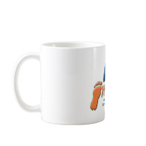 NESRA Classic White Ceramic Mug - Logo & Creature