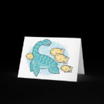 nessie and friends greeting card