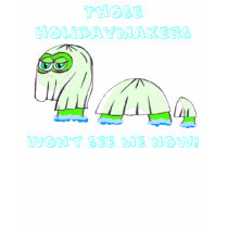 Nessie in disguise t-shirts