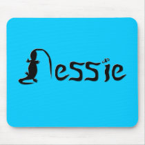 Nessie Text mousepads