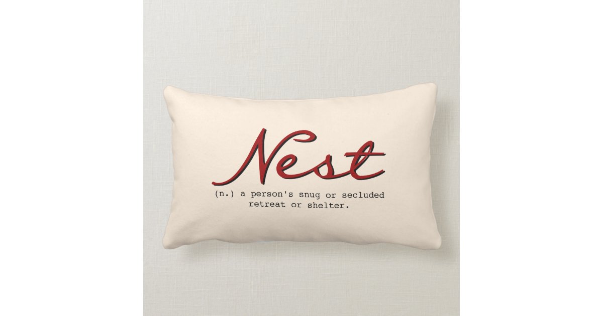 Nest Pillow Zazzle