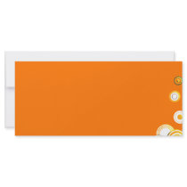 Nested circles in vibrant colors customized rack card