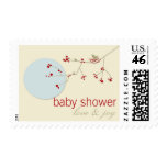 Nesting Bird + Family *01 Baby Shower Stamps