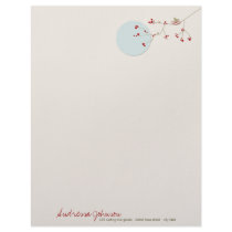 Nesting Bird + Family | *01 Custom Letterhead
