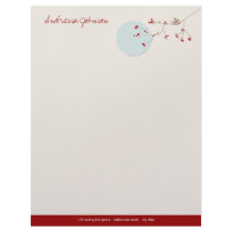 Nesting Bird + Family | *01 Custom Letterhead