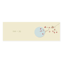 Nesting Bird + Family | *01 | Gift Tag | business cards by fatfatin_box Nesting Bird + Family | *01 | Gift Tag | business cards