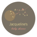 Nesting Bird + Family | *02 | Baby Shower Sticker stickers