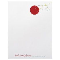 Nesting Bird + Family | *03 Custom Letterhead