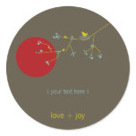 Nesting Bird + Family | *03 | Sticker stickers