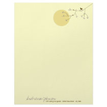 Nesting Bird + Family | *04 Custom Letterhead