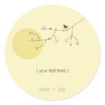 Nesting Bird + Family | *04 | Sticker stickers