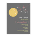 Nesting Bird + Family | *05 | Baby Shower Postcard by fatfatin_box Nesting Bird + Family | *05 | Baby Shower Postcard