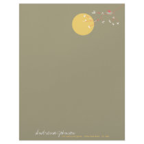 Nesting Bird + Family | *05 Custom Letterhead