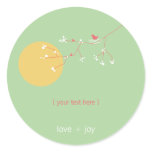 Nesting Bird + Family | *05 | Sticker stickers