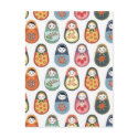 Nesting doll print postcards