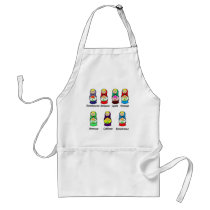 Nesting Dolls Day of the Week Aprons