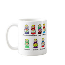 Nesting Dolls Day of the Week Mug
