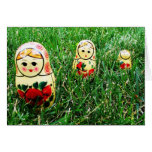 Nesting Dolls Ukrainian Folk Art Greeting Cards