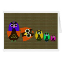 Nesting Owls cards