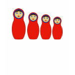 Nesting Peg Dolls t-shirts