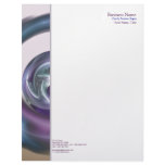 Nestled Sphere Side Border Letterhead