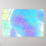 Net background with light blue print