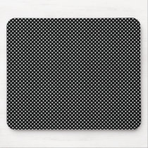Net Pattern, Black with White mousepads