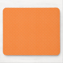 Net Pattern Orange with White mousepads