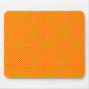 Net Pattern Orange with Yellow mousepads by artberry Net Pattern Orange with Yellow mousepads