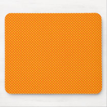 Net Pattern Orange with Yellow mousepads by artberry Net Pattern Orange with Yellow mousepads