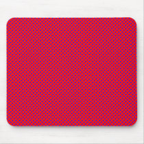 Net Pattern Red with Blue mousepads