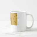 Netball Court Mug by cooldudeproducts Netball Court Mug