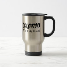 Netball It's in my blood Coffee Mug