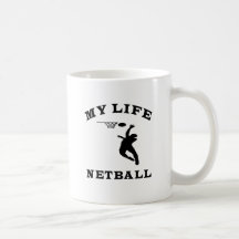 Netball My Life Mugs
