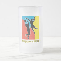 Netball player Singapore 2011 Mug