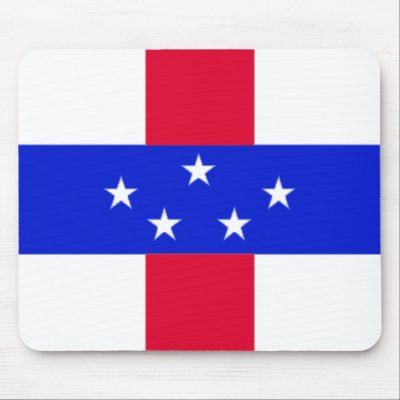 Netherland Antilles Flag Mousepad by jacinto888