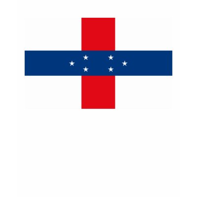 Netherland Antilles Flag T-shirt by FlagTshirts