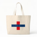 Netherland Antilles Flag Tote Bag by FlagTshirts Netherland Antilles Flag Tote Bag