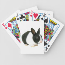 Netherland Dwarf Bunny Rabbit Playing Cards