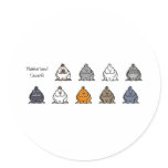 Netherland Dwarf Colours Stickers